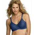 thumbnail image 1 of Bali 3432 Lace Smooth Seamless Underwire Bra Size 38D, In The Navy Blue, 1 of 4