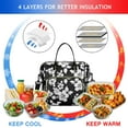 thumbnail image 4 of Pioneer Flower Floral Print Pattern Womens Lunch Box for Work,Insulated Large Lunch Bag for Tween and Teen,Loncheras Para Mujer,Leakproof Adult Lunch Bag for Work,Beach,Travel,Picnic,Camping, 4 of 7