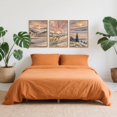 thumbnail image 2 of Hieng Neutral Botanical Wall Art , Large Framed Boho Farmhouse Wall Decor, Modern Minimalist Floral Wall Painting, Rustic Wildflower Canvas Art Prints for Living Room, Bedroom Unframed, 2 of 6