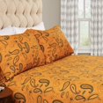thumbnail image 2 of Superior 4-Piece Retro Pumpkin Paisley Cotton Flannel Sh+F1347eet Set, King, 2 of 6