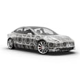 thumbnail image 6 of Rwraps Monochrome Art Deco Stamped Fortitude Matte Vinyl Film Wrap 59in x 3ft Vinyl Vehicle Car Film, 6 of 9