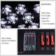 thumbnail image 5 of Luces de hadas navideñas, luces de hadas de copos de nieve a batería impermeables de 20 pies, 40 luces de cadena LED, blanco JAMW Sencillez, 5 of 5