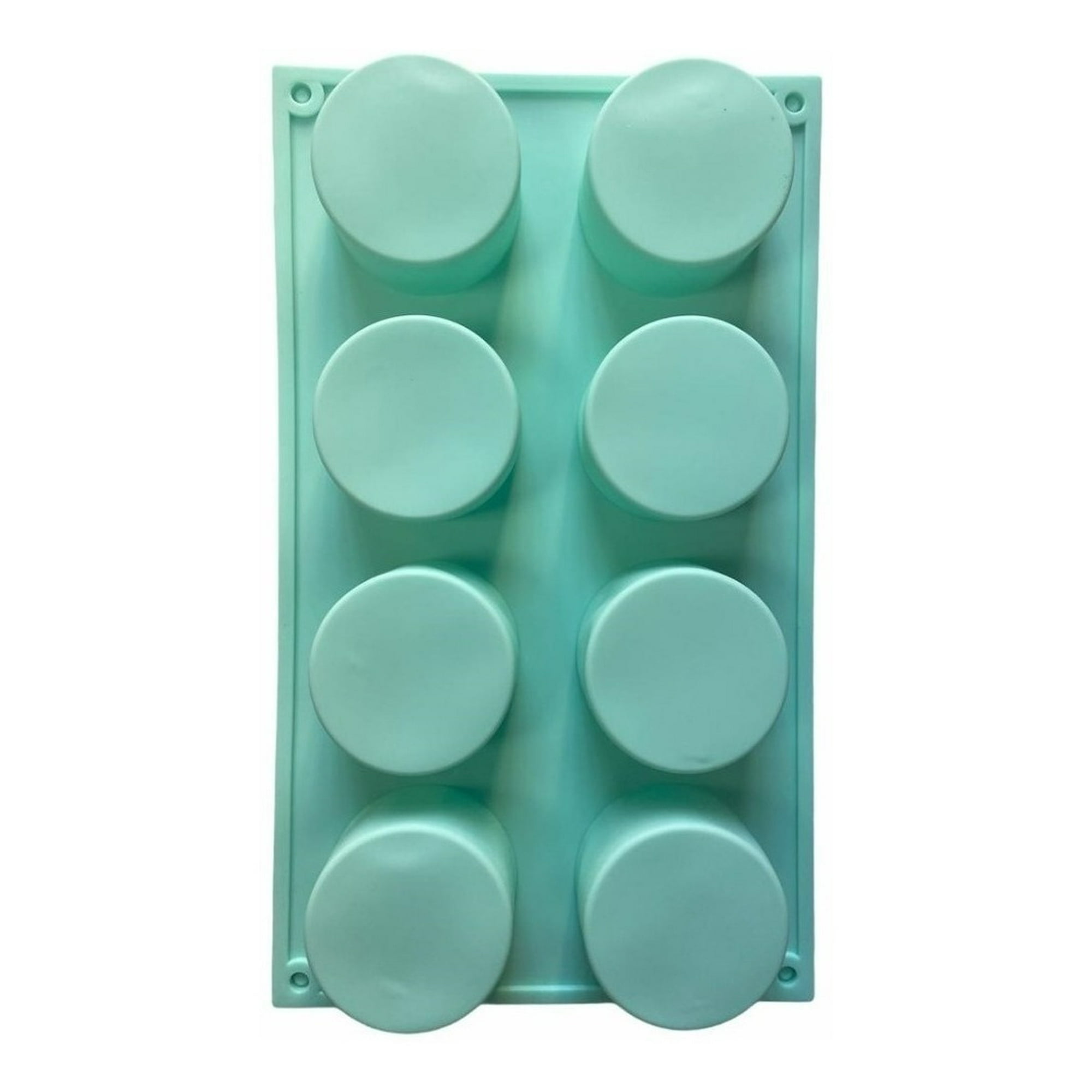 Molde De Silicona Jabon Moldes Hielo Molde 8 Cavid Redondo