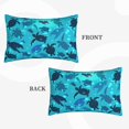 thumbnail image 2 of Daiia World Turtle Day Bedding Waterproof Pillow Protector Zippered Queen – Bed Bug Proof Pillow Encasement-14"x20", 2 of 6