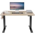 thumbnail image 4 of Walsunny 48" x 24" Height Adjustable Natural Electric Standing Desk (Natural Top + Black Frame), 4 of 7