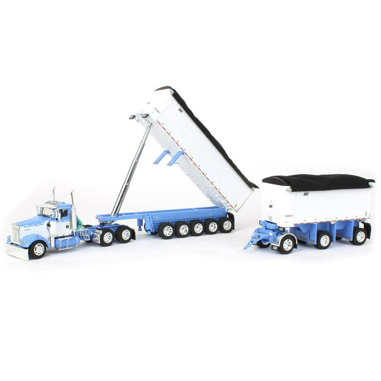 DCP 1:64 BLUE Kenworth W900L & EAST Michigan Series 31' & 20