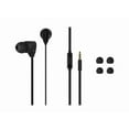 thumbnail image 4 of Monoprice Premium 35mm Wired Earbuds Headphones w/ in line Microphone, Black, 4 of 6