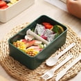 thumbnail image 5 of ¡Liquidación! Caja de regalo Lssam, contenedores de almacenamiento con tapa, caja bento de madera para microondas, lonchera de doble capa, caja bento portátil., 5 of 5