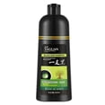 thumbnail image 1 of 500ml 3in1 Hair Dye Shampoo Natural Black Hair Dye Covering White Herbal Components 2 Color for Women and Men New, 1 of 5