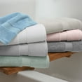 thumbnail image 3 of Aston & Arden Egyptian Cotton Washcloths (6 Pack), 13x13, Jaquard Border, Light Grey, 3 of 5