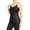 Black, variant on Womens Spaghetti Sequin Metal Chain Strap Camisole Tank Top