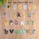 thumbnail image 2 of Parches para planchar con letras, 26 uds., parches del alfabeto AZ con forma de Animal, motivo DIY para planchar o coser, apliques para Jeans Sincero  Hogar, 2 of 5