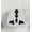 white, variant on Teissuly Type E USA to Europe Travel Plug Adapter