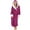 A1-Hot Pink, variant on Audhol Women's Woolen Nightgown Clearance Deals, Women's Underwear Clearance Sale, Women Winter Plush Lengthened Shawl Bathrobe Home Clothes Long Sleeve Robe Coat Black 5XL