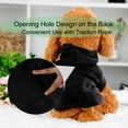 thumbnail image 7 of Warm Hooded Dog Sweatshirt Hooded Pet Winter Clothes Coat Black XXL, 7 of 7
