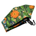 thumbnail image 6 of FORMRS Travel Umbrella Folding Auto Open Close Windproof Rain UV Protection, Orange Floral Garden, 6 of 8