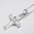 thumbnail image 4 of YYKihy Elegant White Necklace | Fashionable 925 Sterling Silver Pendant | Classic Jewelry | Perfect For Any Occasion, 4 of 9
