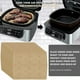 thumbnail image 5 of 50 Piezas de Papel para Freidora Frutas, Papel Desechable para Alimentos, Revestimiento Papel, una Prueba Aceite, Vaporera para Barbacoa, Accesorios para Hornear Airfryer, 5 of 5
