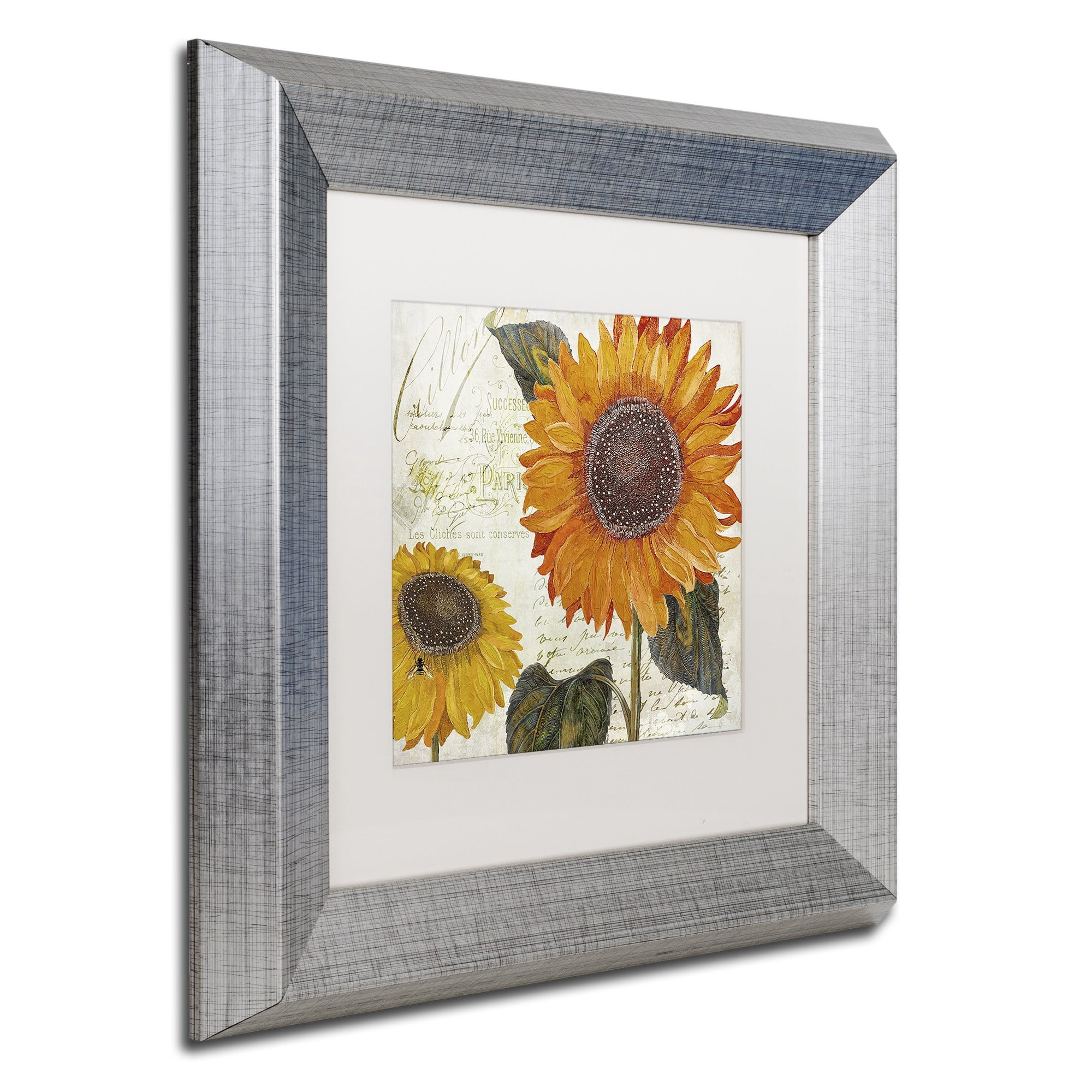 Trademark Fine Art "Sundresses II" Canvas Art by Color Bakery, White Matte, Silver Frame