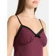 thumbnail image 4 of No Boundaries Sweetheart Tank Top with Lace Trim, Women's, 4 of 5