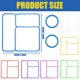 thumbnail image 3 of 2 Pack Silicone Lid Seal Spares for Insulated Lunch Box Insulated Container Seal Silicone Gaskets Lunch Box Seal Red, 3 of 4