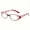 2.5X, variant on Floral Folding Reading Glasses 3 Pack Compact Portable Readers for Men Women, Blue Light Blocking, Spring Hinge Design