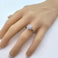 thumbnail image 5 of Matrix Round CZ Solitaire Engagement Ring - 4.00ct (10.0mm) Size 4.5, 5 of 7