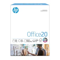 HP Office Paper 500-ct.: 8.5x11 Inch Letter Size, 92 Brightness, 20 lb Printer Paper