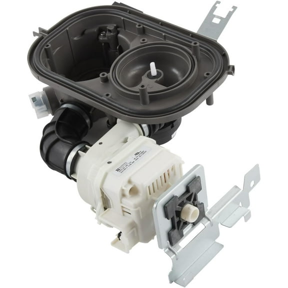 Whirlpool W11460946 OEM Part-Replaces W11243648 Dishwasher Pump and Motor Assembly, Black
