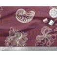 thumbnail image 3 of Soimoi Moss Georgette Fabric Animal Skin,Shell & Octopus Ocean Decor Fabric Printed Yard 42 Inch Wide, 3 of 3