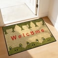thumbnail image 3 of Tapis de Porte Extérieur Entrée Imprimé Polyester Antidérapant Résistant à la Saleté 24X16 Pouces pour Entrée Cuisine Salle de Bain, 3 of 7