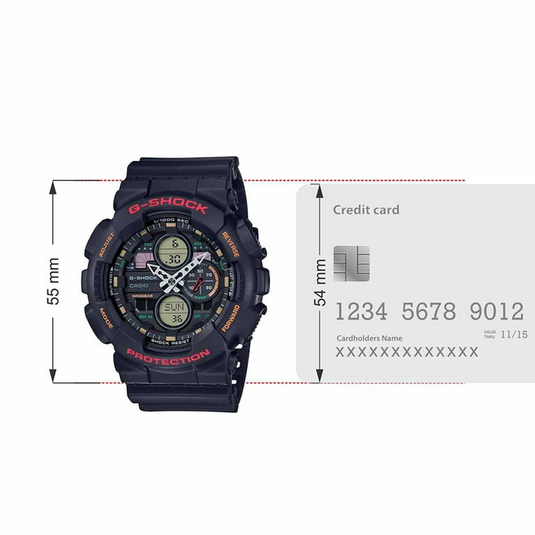 Casio G-Shock Men Black Dial Analog-Digital GA-140-1A4DR