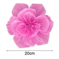 thumbnail image 3 of 6pcs Paper Flowers 3D Atmosphere Crepe Paper Flowers Handcrafted Home Decor, 3 of 8