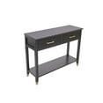thumbnail image 3 of Greener Valley 2 Drawer Console Table - Dark Grey, 3 of 5