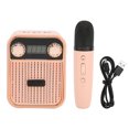 thumbnail image 1 of Mini máquina de Karaoke con Bluetooth, Altavoz Bluetooth portátil con sonido estéreo HiFi y micrófono para regalos de niños, 1 of 8