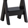 thumbnail image 4 of Benjara 24 Inch Plant Stand with X Shaped Legs and Open Shelf, Small, Dark Brown, 4 of 5