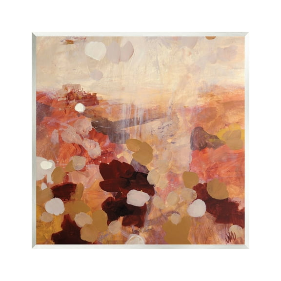 Stupell Industries Desert Landscape Abstraction Abstract Painting Unframed Art Print Wall Art, 12 x 12