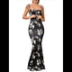 thumbnail image 3 of Vestido Maxi Bohemio de Verano para Mujer, con Estampado Floral, Tirantes Finos, Sin Mangas y Ajustado de los Valles L, 3 of 10