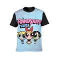 thumbnail image 3 of The Powerpuff Girls Shirts Men's Short Sleeve Printed T-Shirt Graphic Comfortable Tee Tops Summer Blouse 2XL, 3 of 5