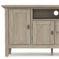 thumbnail image 5 of Simpli Home Redmond 72 inch Wide Solid Wood TV Stand in Distressed Grey For TVs up to 80 inches, 5 of 9