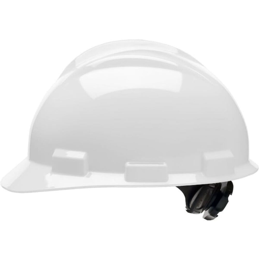 Hard Hat, S61, Polyethylene, 4 Point Ratchet, Type 1, Class E, White 61WHR