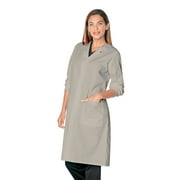 Landau Unisex Essential Lab Coats Classic Relaxed Fit Breathable Fade Resistant 2 Pockets Snap Full-Length Lab Coat Scrub, Style 3178