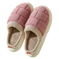 thumbnail image 5 of Gubotare Mens House Slippers Indoor Outdoor Slippers for Men House Warm Soft Plush Flop Slippers Flip On Shoes Slippers Men's Slipper Size 8 (Purple,8), 5 of 5
