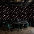 thumbnail image 5 of Peel and Stick Wallpaper Celestial Pink Moon Star Black Mystical Cosmic Wall Mural 17.7in x 9.8ft Self Adhesive Removable Wall Paper Renter Friendly Wallpaper for Nursery Bedroom Cabinets, 5 of 8