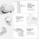 thumbnail image 4 of Soporte para casco de realidad virtual Oculus Quest 2: estación de acoplamiento con pantalla para controladores Touch, compatible con Quest 2/Quest/Rift/Rift S, Samsung Odyssey, Valve Index y HTC Vive, 4 of 7