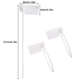 thumbnail image 3 of 100Pcs  Practical Disposable Cable Zip Ties Anti-theft Self-locking Tie For Clothes Suitcase Shoes Bag Label Tag,white, 3 of 7