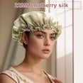 thumbnail image 7 of Unique Bargains Sleep Caps with Adjustable Elastic Bands 1 Pc Apricot M, 7 of 7