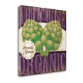 thumbnail image 2 of Tangletown Fine Art 'Artichoke Textual Art on Wrapper Canvas, 2 of 2