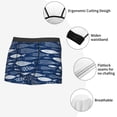thumbnail image 3 of Fotbe Ornamental Fish Calzoncillos Tipo Boxer con Bolsa de Soporte Total para Hombre, X-Temp Fresco, Transpirable y de Secado Rápido-Large, 3 of 5
