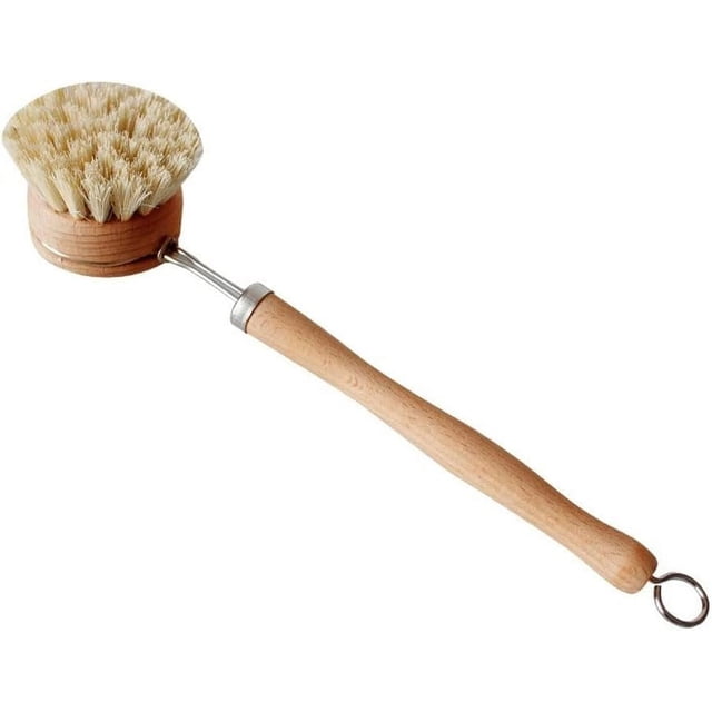 Cepillo de madera para platos de setas, cepillo para platos, cepillo para platos, cepillo para platos, cepillo para platos, cepillo de mango largo, cepillo de limpieza